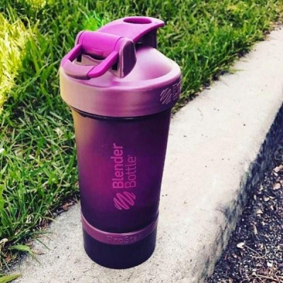 Шейкер спортивний BlenderBottle ProStak 22oz/650ml з 2-ма контейнерами Plum (Original) Шейкер спортивний BlenderBottle ProStak 22oz/650ml з 2-ма контейнерами Plum (Original)