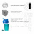 Шейкер спортивний BlenderBottle ProStak 22oz/650ml з 2-ма контейнерами Navy (Original) Шейкер спортивний BlenderBottle ProStak 22oz/650ml з 2-ма контейнерами Navy (Original)