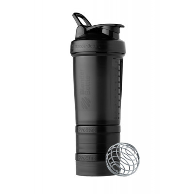 Шейкер спортивний BlenderBottle ProStak 22oz/650ml з 2-ма контейнерами Black (Original) Шейкер спортивний BlenderBottle ProStak 22oz/650ml з 2-ма контейнерами Black (Original)