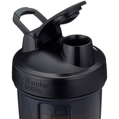 Шейкер спортивний BlenderBottle ProStak 22oz/650ml з 2-ма контейнерами Black (Original) Шейкер спортивний BlenderBottle ProStak 22oz/650ml з 2-ма контейнерами Black (Original)