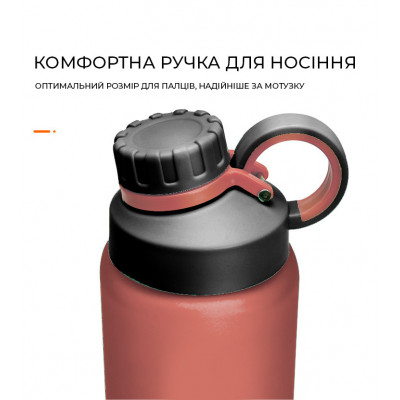 Пляшка для води CASNO 1000 мл KXN-1236 Помаранчева Пляшка для води CASNO 1000 мл KXN-1236 Помаранчева