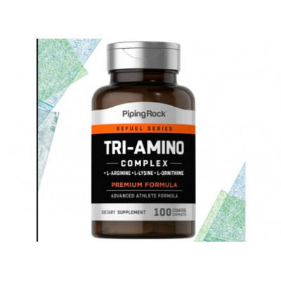 Piping Rock TRI-AMINO Complex (L-Arginine, L-Lysine, L-Ornithine) 100 таблеток Piping Rock TRI-AMINO Complex (L-Arginine, L-Lysine, L-Ornithine) 100 таблеток