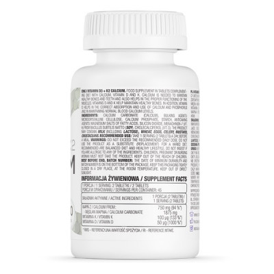 OstroVit Vitamin D3 + K2 Calcium (90 tab) OstroVit Vitamin D3 + K2 Calcium (90 tab)