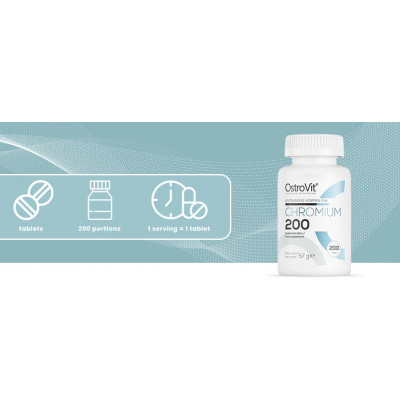 OstroVit Chromium 200 200 tabs OstroVit Chromium 200 200 tabs