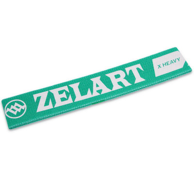Лента сопротивления ZELART (M) (полиэстер, латекс, р-р 600х50мм, зелений) Лента сопротивления ZELART (M) (полиэстер, латекс, р-р 600х50мм, зелений)