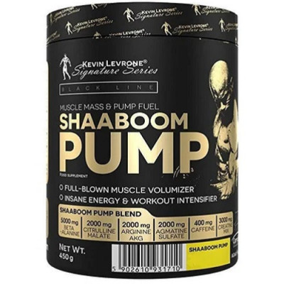 Предтренувальний комплекс kevin levrone Shaaboom Pump (385g) Предтренувальний комплекс kevin levrone Shaaboom Pump (385g)