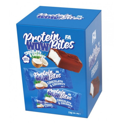 Fitness authority wellness line wow protein bites (1000 g) (шоколад-кокос) Fitness authority wellness line wow protein bites (1000 g) (шоколад-кокос)