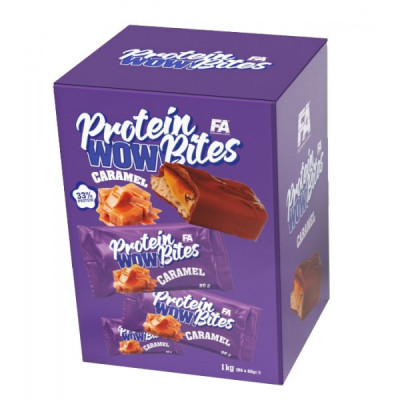 Fitness authority wellness line wow protein bites (1000 g) (карамель) Fitness authority wellness line wow protein bites (1000 g) (карамель)