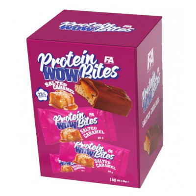 Fitness authority wellness line wow protein bites (1000 g ) (солена карамель) Fitness authority wellness line wow protein bites (1000 g ) (солена карамель)