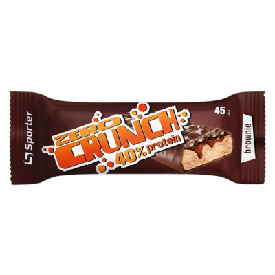 Протеиновый батончики SPORTER Zero Crunch 40% Protein (45g Brownie) Протеиновый батончики SPORTER Zero Crunch 40% Protein (45g Brownie)
