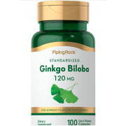Витамины и минералы Piping Rock Ginkgo Biloba 120 mg (100 caps)