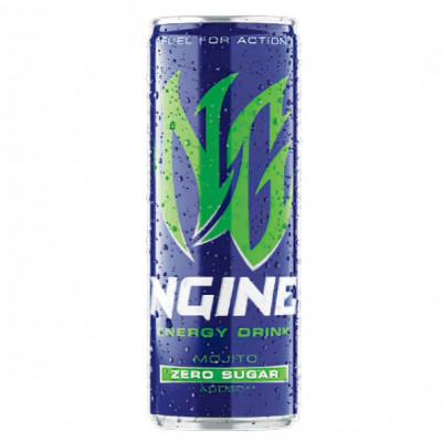 4MOVE Энергетический напиток NGINE (Zero Sugar) - 250 мл - мохито 4MOVE Энергетический напиток NGINE (Zero Sugar) - 250 мл - мохито