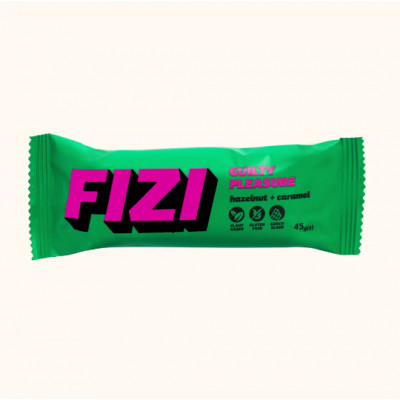 Батончик шоколадный "HAZELNUT + CARAMEL" 45 Г FIZI Батончик шоколадный "HAZELNUT + CARAMEL" 45 Г FIZI