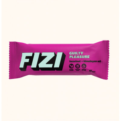 Батончик шоколадный "HAZELNUT + HIMALAYAN SALT" 45 Г FIZI Батончик шоколадный "HAZELNUT + HIMALAYAN SALT" 45 Г FIZI
