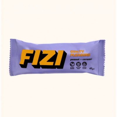Батончик шоколадный "PEANUT + CARAMEL" 45 Г FIZI Батончик шоколадный "PEANUT + CARAMEL" 45 Г FIZI