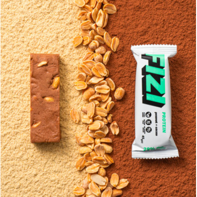 Батончик протеиновый "PEANUT + CACAO" 45 Г FIZI Батончик протеиновый "PEANUT + CACAO" 45 Г FIZI