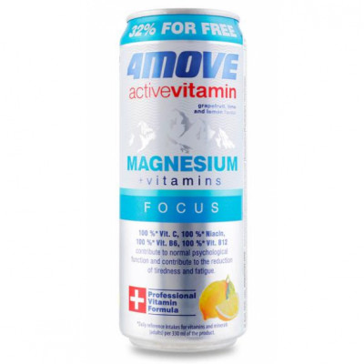 4MOVE VITAMIN ACTIVE MAGNESIUM - 300 МЛ Лимон 4MOVE VITAMIN ACTIVE MAGNESIUM - 300 МЛ Лимон
