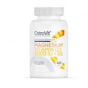 OstroVit Magnesium + Vitamin D3 2000 IU + B6 120 табл