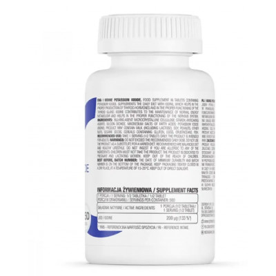 OstroVit IODINE Potassium iodide 250 tabs OstroVit IODINE Potassium iodide 250 tabs