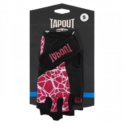 Перчатки для фитнеса и тренировок TAPOUT SB168509 S черный-розовый Перчатки для фитнеса и тренировок TAPOUT SB168509 S черный-розовый