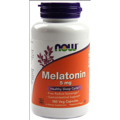 NOW - Melatonin 5 mg (180 caps) NOW - Melatonin 5 mg (180 caps)