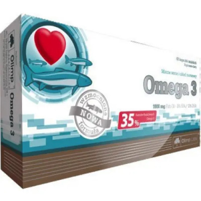 Витамины и минералы Olimp Omega 3 (35%) 1000 mg(60 caps) Витамины и минералы Olimp Omega 3 (35%) 1000 mg(60 caps)
