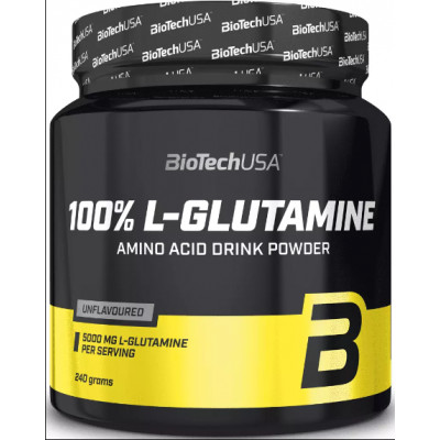 Глютамин BioTech 100% L-Glutamine (240 g) Глютамин BioTech 100% L-Glutamine (240 g)