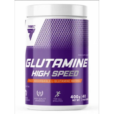 TREC NUTRITION GLUTAMINE HIGH SPEED (400g) orange-grapefruit TREC NUTRITION GLUTAMINE HIGH SPEED (400g) orange-grapefruit