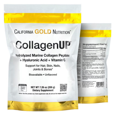 Для Суставов и Связок California Gold Nutrition CollagenUP, (206 г. пакет) Для Суставов и Связок California Gold Nutrition CollagenUP, (206 г. пакет)