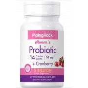 Piping Rock Womens Probiotic 14 Strains 5 Biotin Organisms (90 сaps)