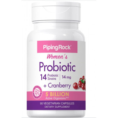 Piping Rock Womens Probiotic 14 Strains 5 Biotin Organisms (90 сaps) Piping Rock Womens Probiotic 14 Strains 5 Biotin Organisms (90 сaps)