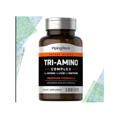 Piping Rock TRI-AMINO Complex (L-Arginine, L-Lysine, L-Ornithine) 100 таблеток Piping Rock TRI-AMINO Complex (L-Arginine, L-Lysine, L-Ornithine) 100 таблеток