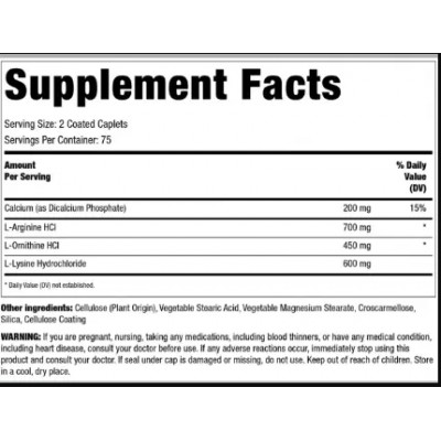 Piping Rock L-Arginine HCL L-Ornithine HCL (150caps) Piping Rock L-Arginine HCL L-Ornithine HCL (150caps)