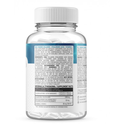 Marine Collagen with Hyaluronic Acid and Vitamin C (120 caps) Marine Collagen with Hyaluronic Acid and Vitamin C (120 caps)