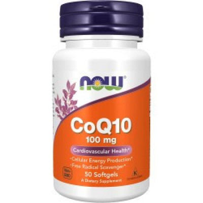 Витамины CoQ10 NOW 100 mg (50 soft) Витамины CoQ10 NOW 100 mg (50 soft)