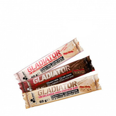 Протеиновый батончик olimp Gladiator Bar (60 g White chocolate espresso ) Протеиновый батончик olimp Gladiator Bar (60 g White chocolate espresso )