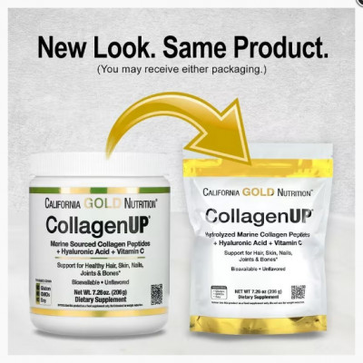 Для Суставов и Связок California Gold Nutrition CollagenUP, (206 г.) Для Суставов и Связок California Gold Nutrition CollagenUP, (206 г.)