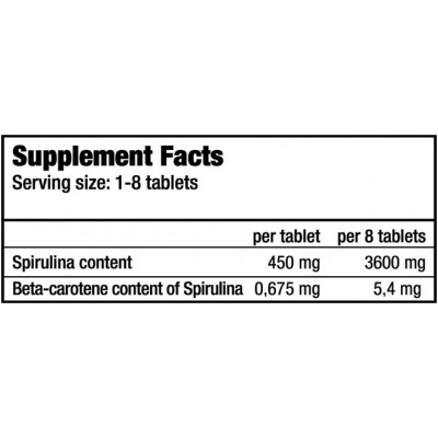 Витамины и винералы BioTech Spirulina (100 tabs) Витамины и винералы BioTech Spirulina (100 tabs)