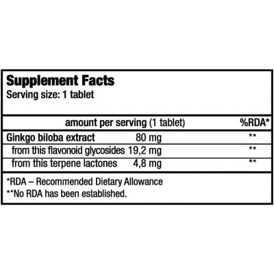 Витамины и минералы Scitec Nutrition Ginkgo Biloba (100 tabs) Витамины и минералы Scitec Nutrition Ginkgo Biloba (100 tabs)