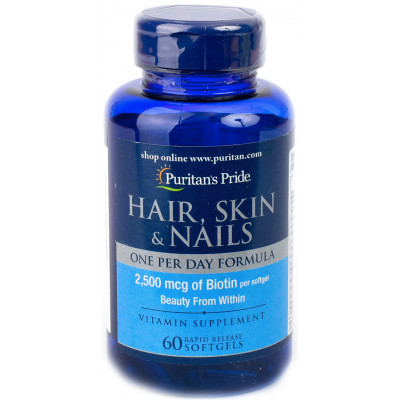 Витамины и Минералы Puritan's Pride Hair, Skin & Nails One Per Day Formula (30 капс.) Витамины и Минералы Puritan's Pride Hair, Skin & Nails One Per Day Formula (30 капс.)