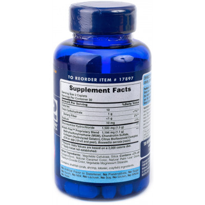 Суставы и сухожилия Puritan's Pride Glucosamine Chondroitin MSM Triple Strength (90 таб.) Суставы и сухожилия Puritan's Pride Glucosamine Chondroitin MSM Triple Strength (90 таб.)