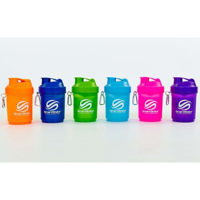Шейкер 3-х камерный для спортивного питания SMART SHAKER SLIM FI-6388 (400+100мл фиолетовый) Шейкер 3-х камерный для спортивного питания SMART SHAKER SLIM FI-6388 (400+100мл фиолетовый)