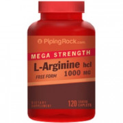 Предтренировочник Piping Rock L-Arginine HCL 1000mg (120 caps)
